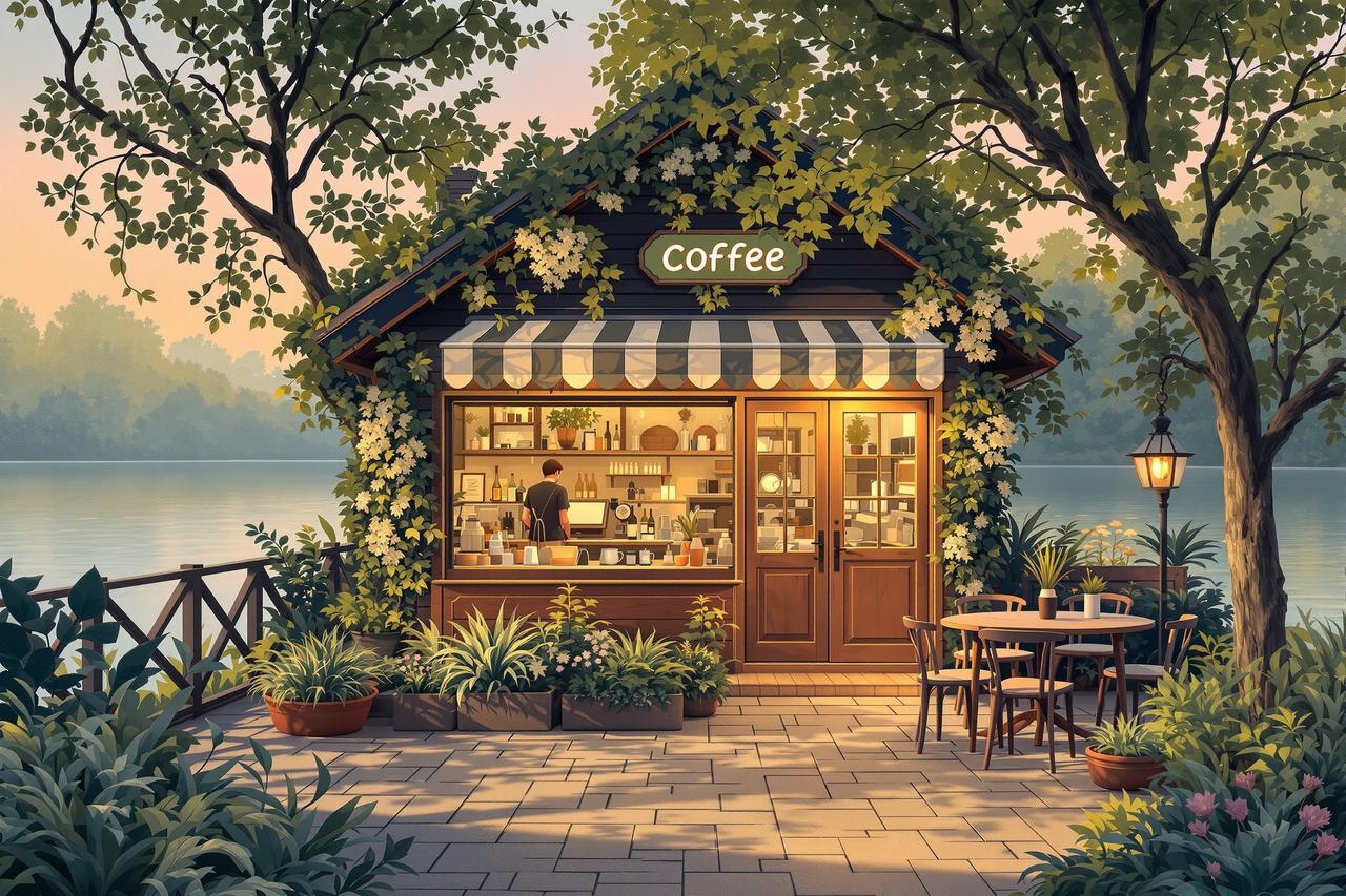 日本短剧 - 河畔咖啡屋